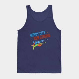 Windy City Run Strong 2 - Chicago Marathon 2023 Tank Top